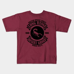 Long Range Desert Group LRDG Kids T-Shirt